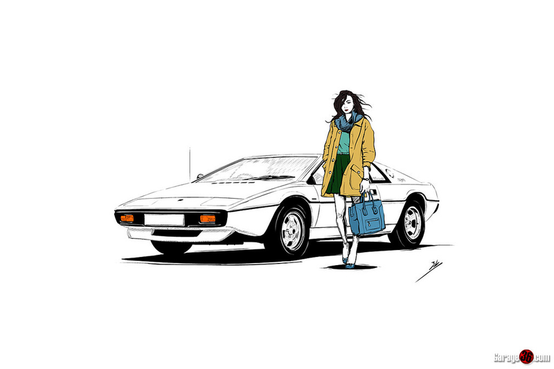 Illustration for article titled Cars & Coffee illustrated
